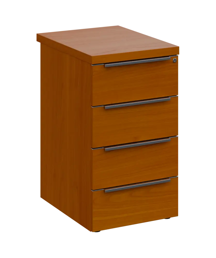 SIKC - 61 kontejner přístavný, 4-zásuvkový, deska 36 mm, centrální zámek, třešeň šumavská